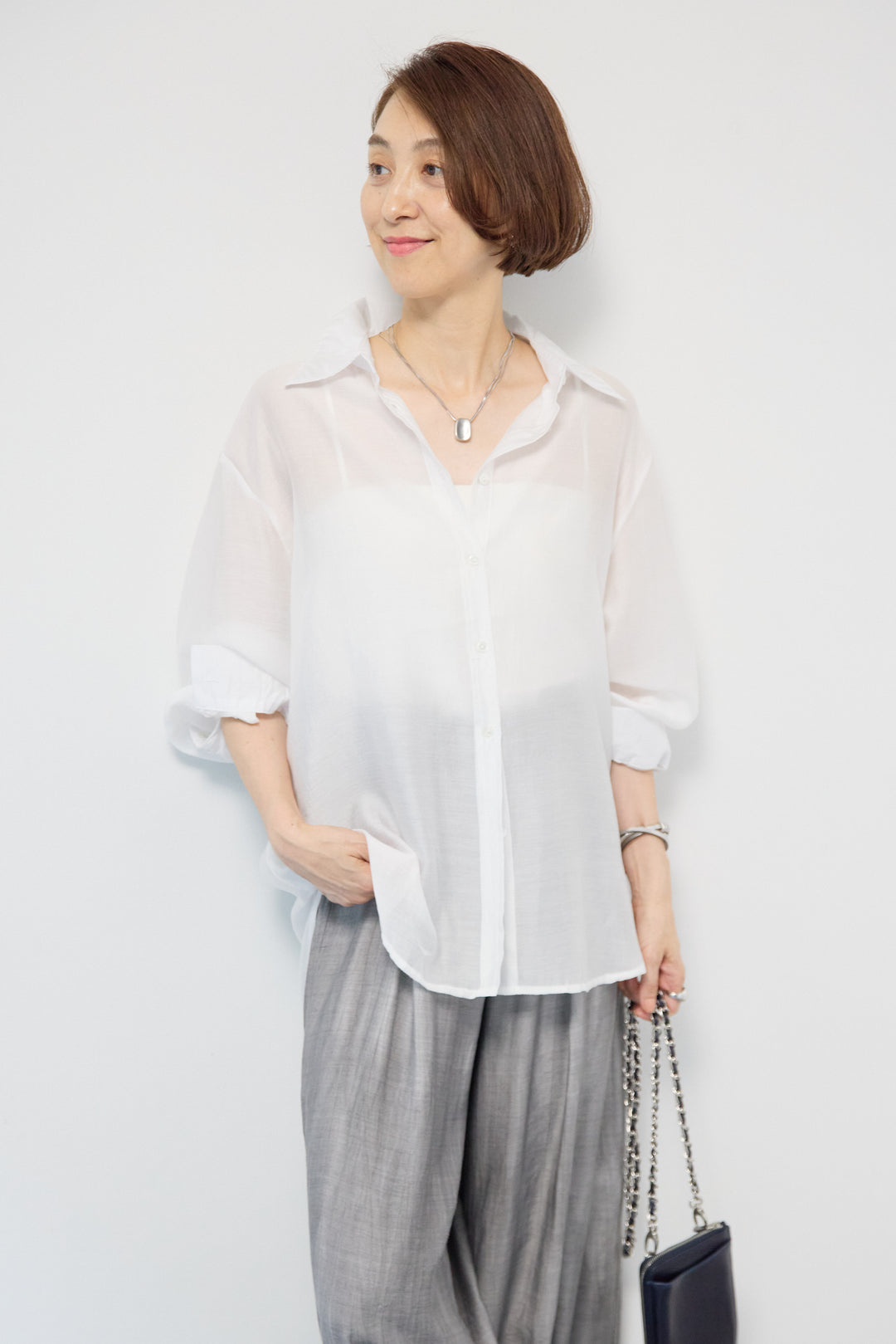 2WAYカシュクールシャツ