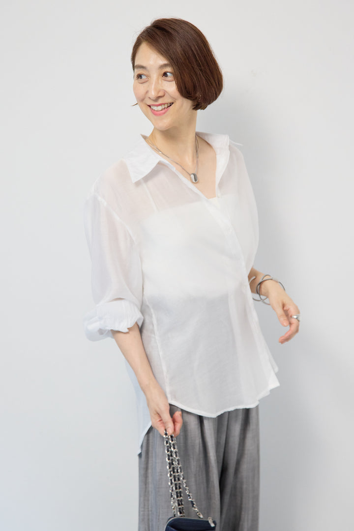 2WAYカシュクールシャツ