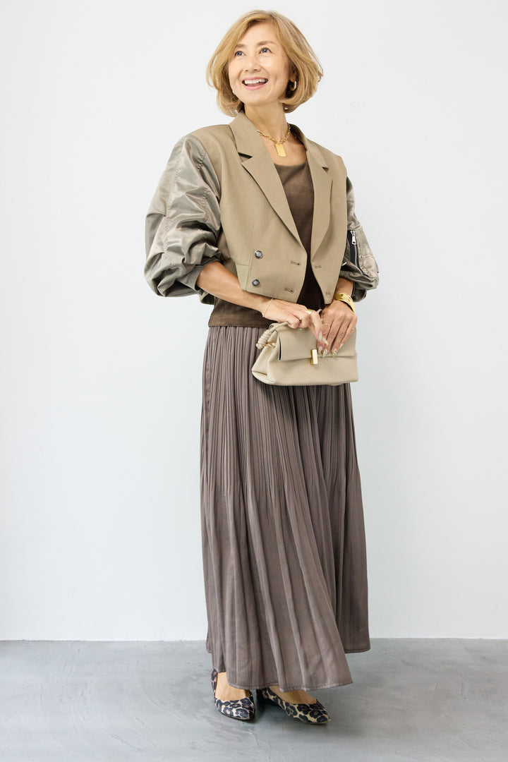 MA-1テーラードショートジャケット