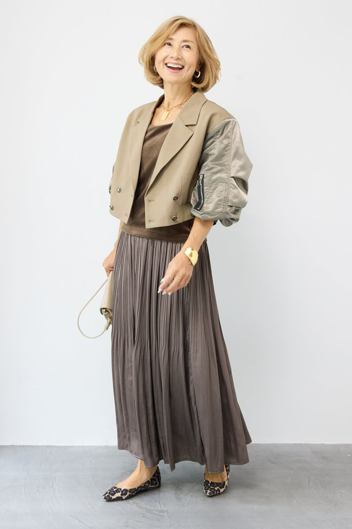 MA-1テーラードショートジャケット