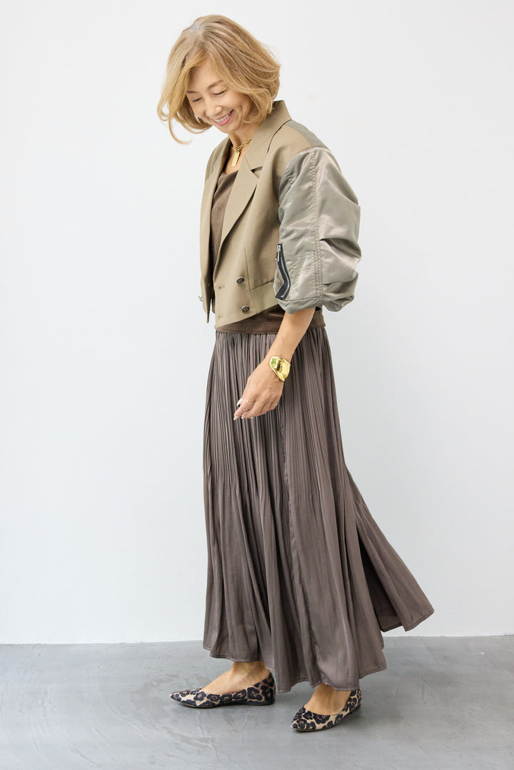 MA-1テーラードショートジャケット