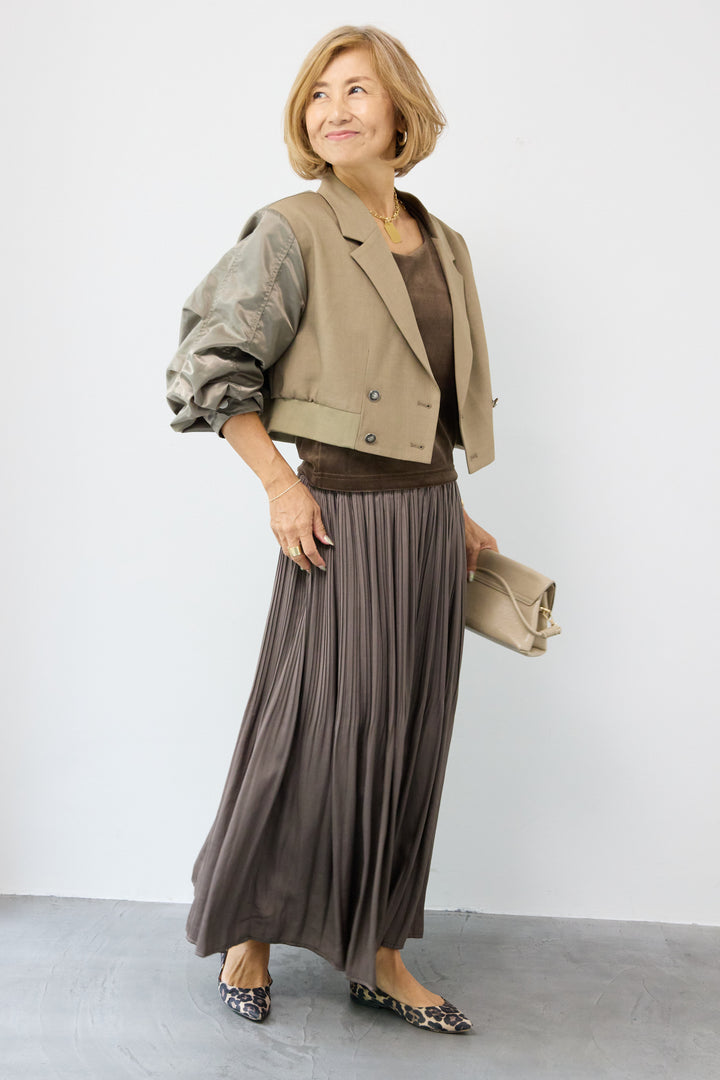 MA-1テーラードショートジャケット