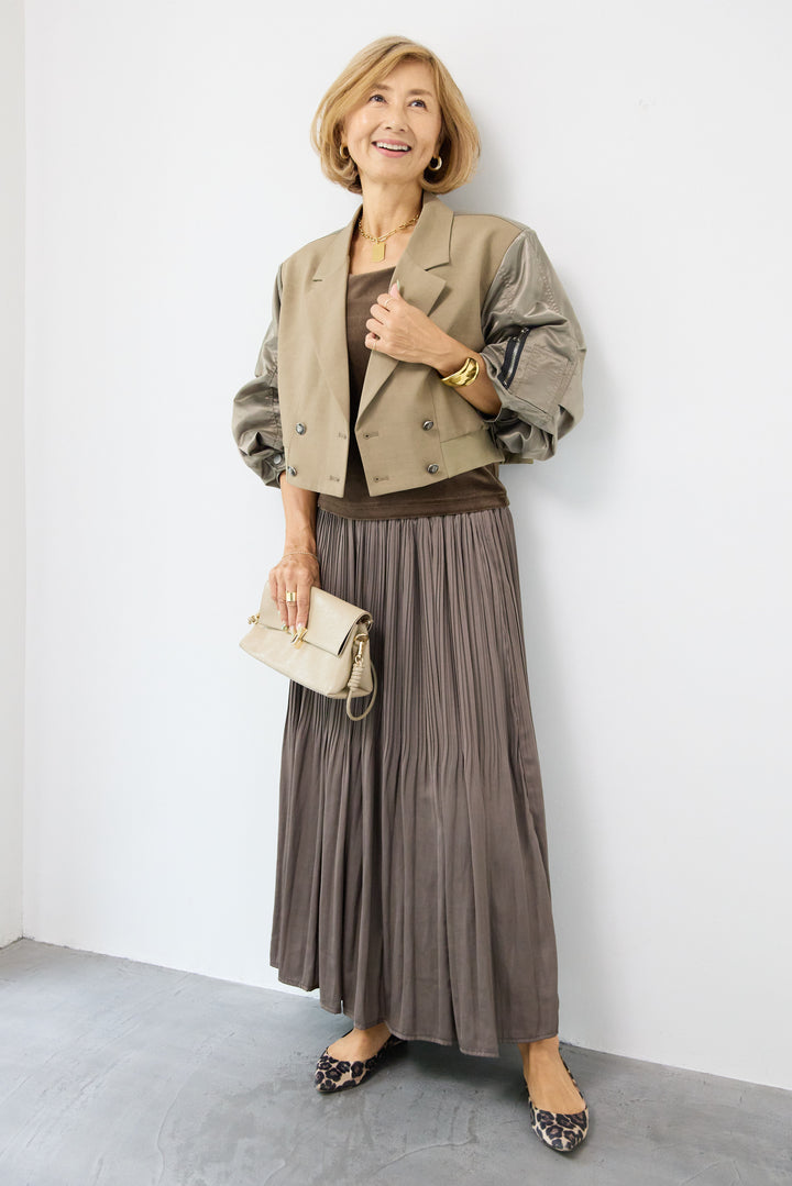 MA-1テーラードショートジャケット