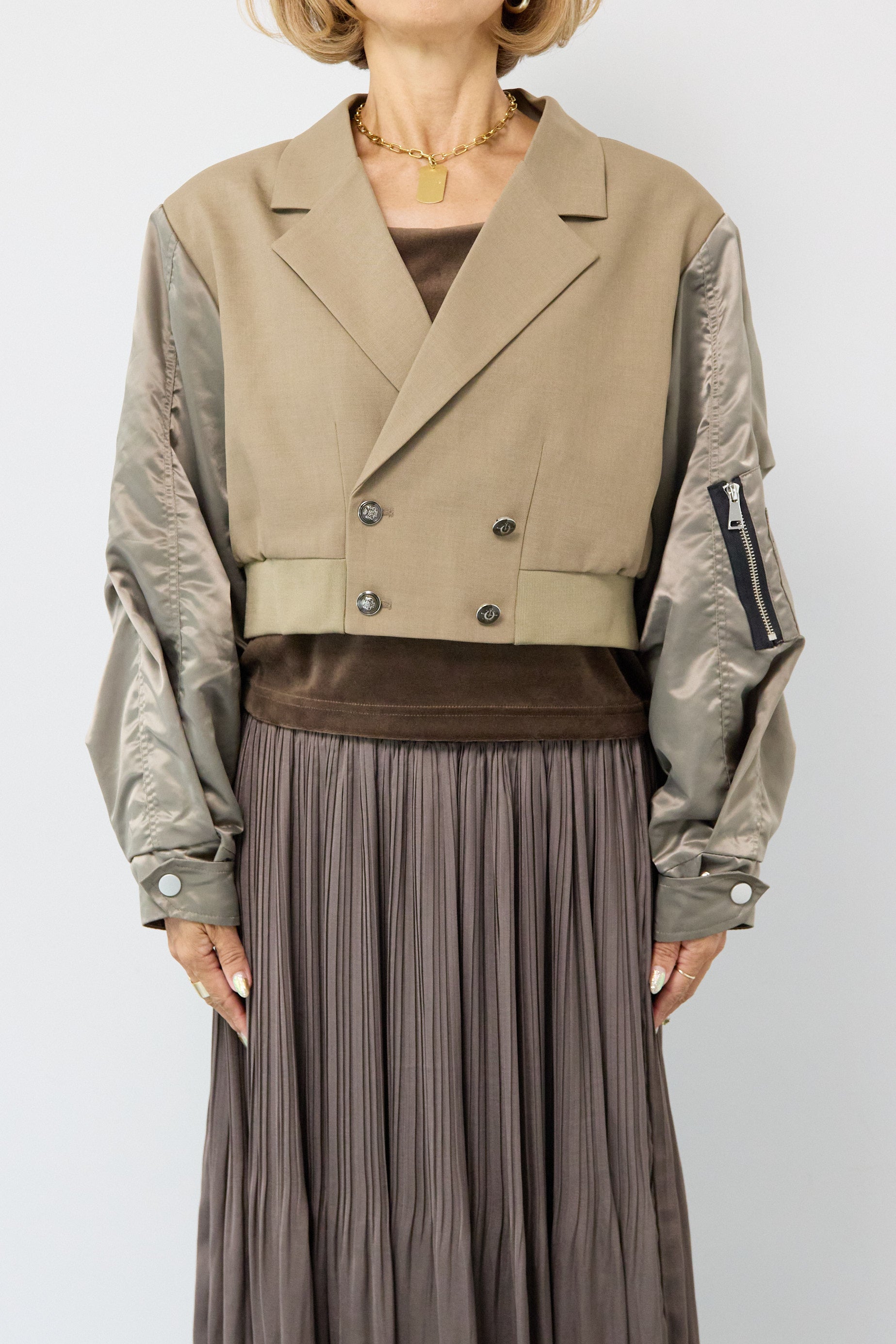 MA-1テーラードショートジャケット – plusotoha