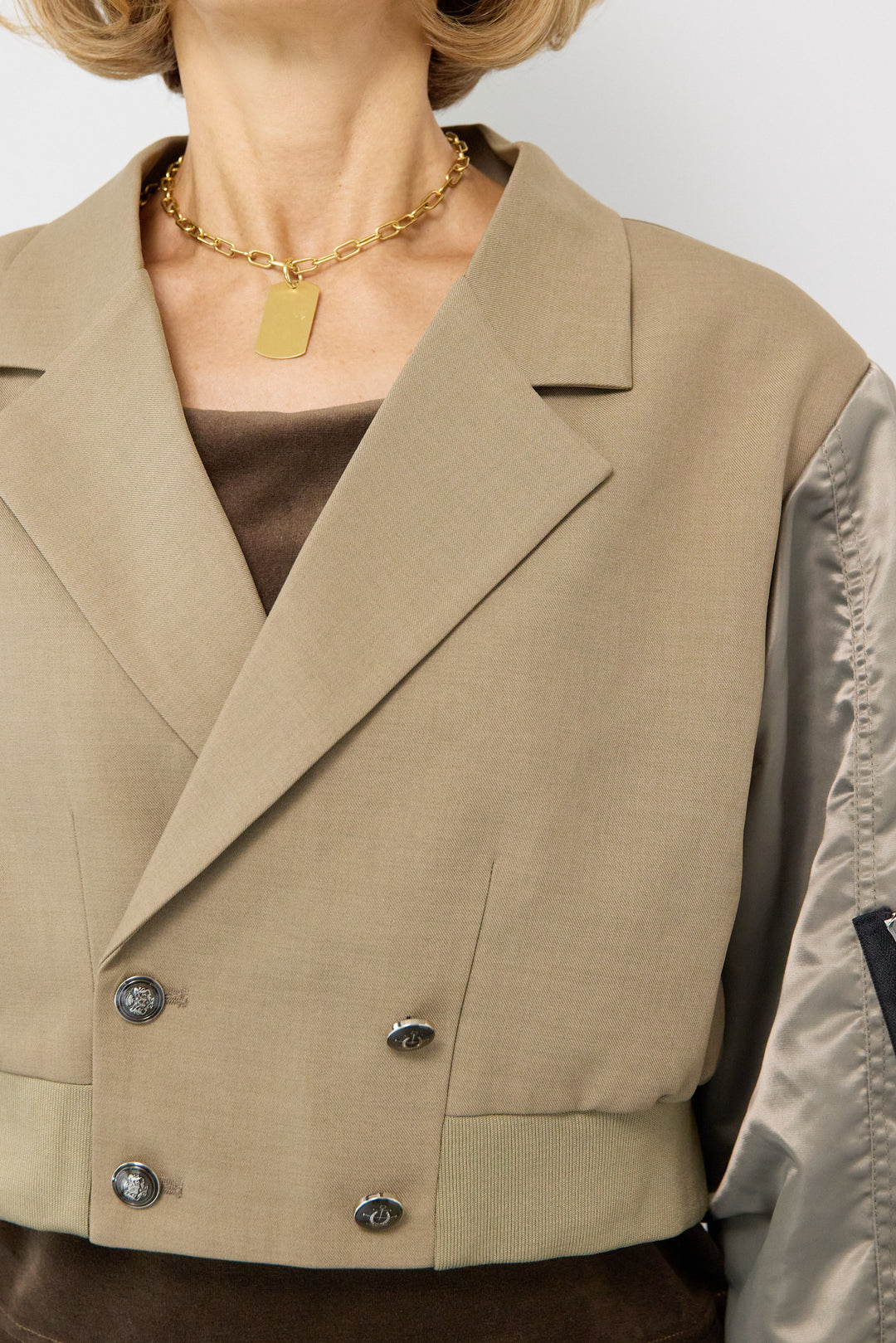 MA-1テーラードショートジャケット