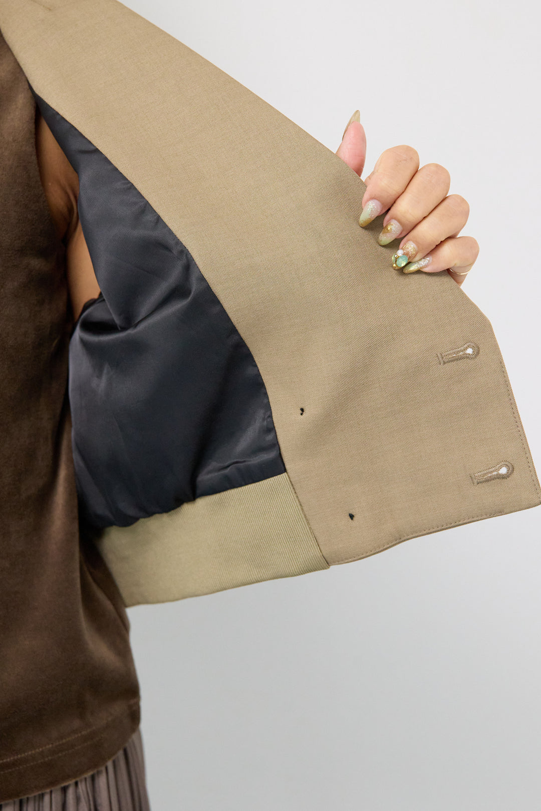 MA-1テーラードショートジャケット