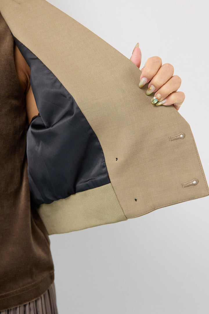 MA-1テーラードショートジャケット