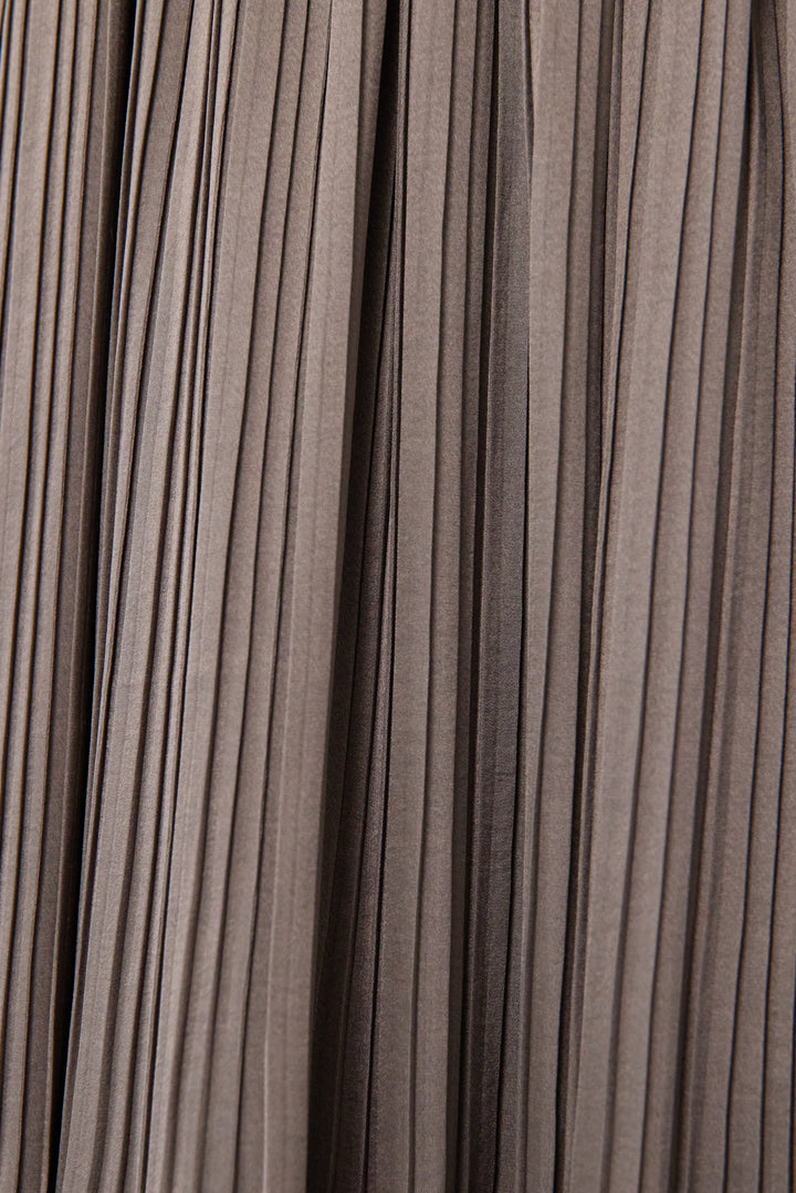 ヴィンテージサテンプリーツスカート