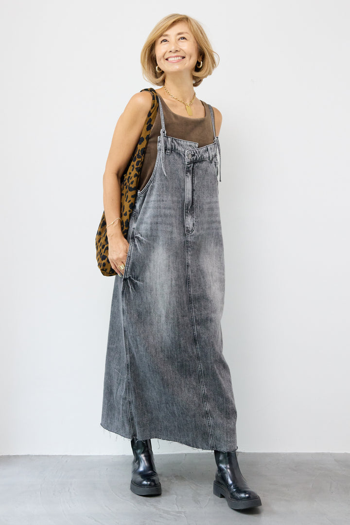 前後2WAYベロアタンクトップ