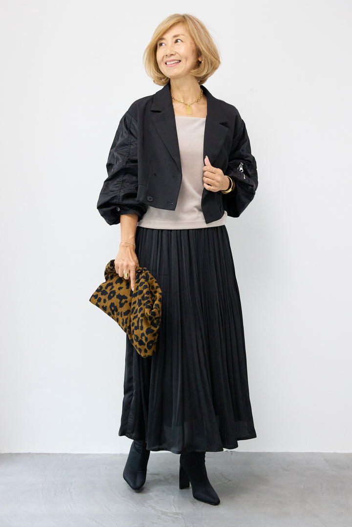 MA-1テーラードショートジャケット