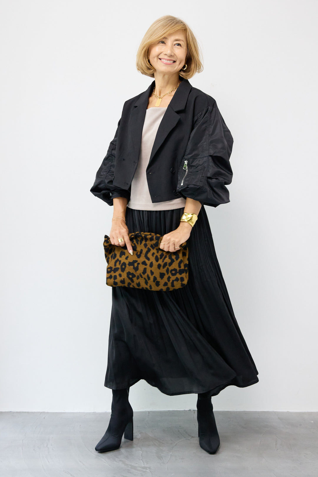 MA-1テーラードショートジャケット