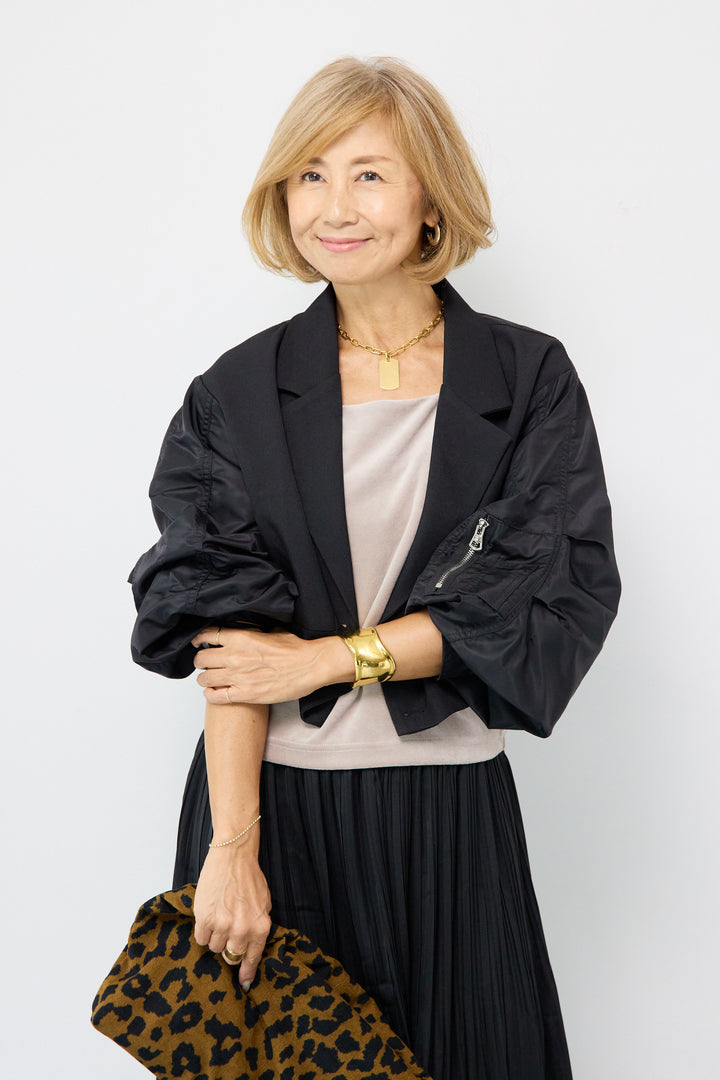 MA-1テーラードショートジャケット