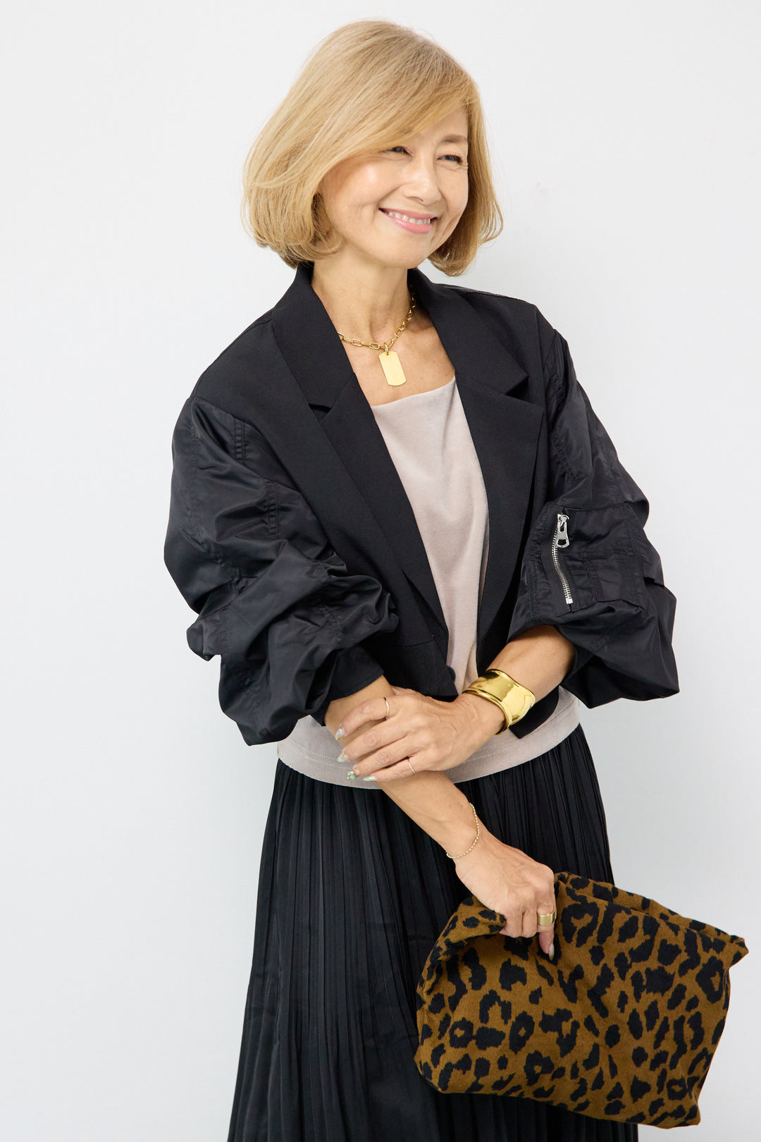 MA-1テーラードショートジャケット