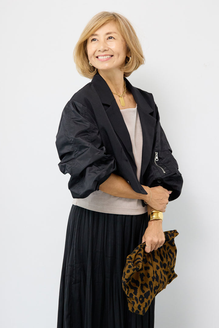 MA-1テーラードショートジャケット