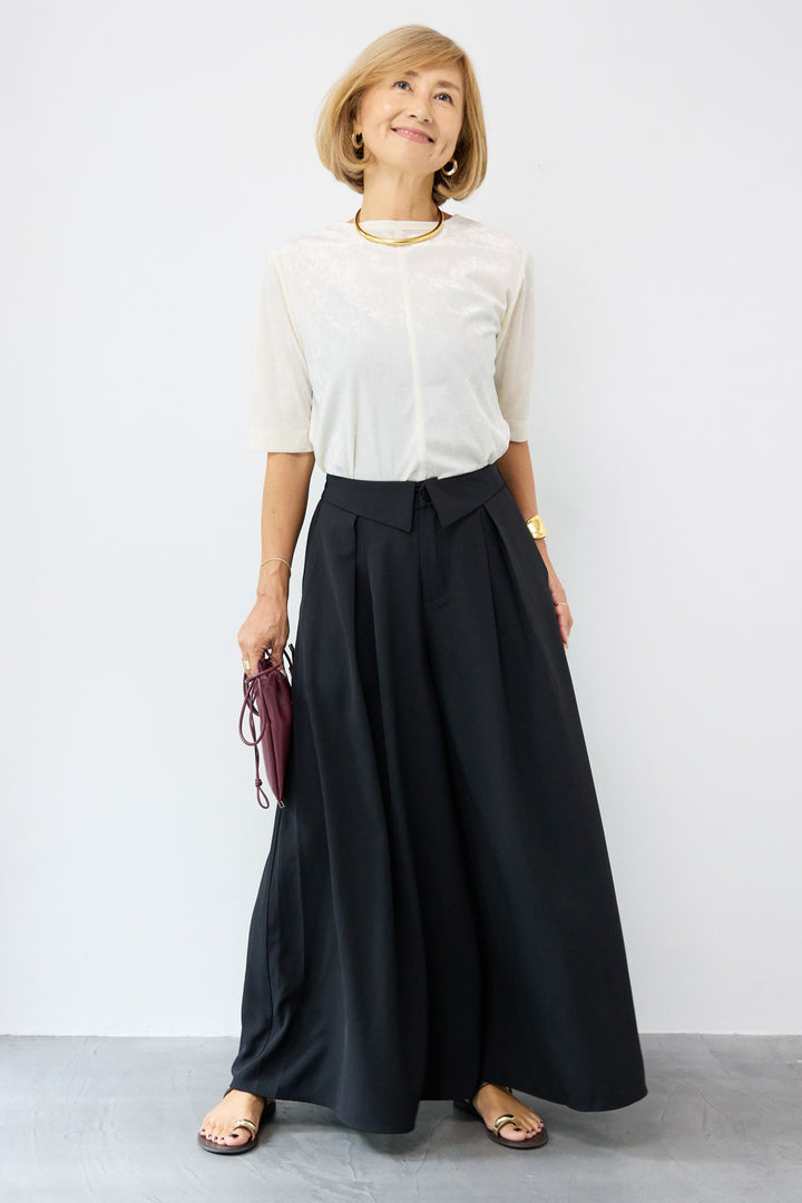 シアーベロア ハーフスリーブカーディガン