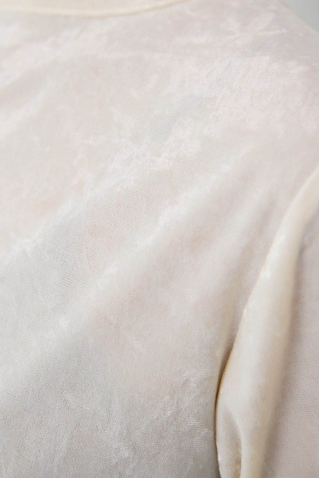 シアーベロア ハーフスリーブカーディガン