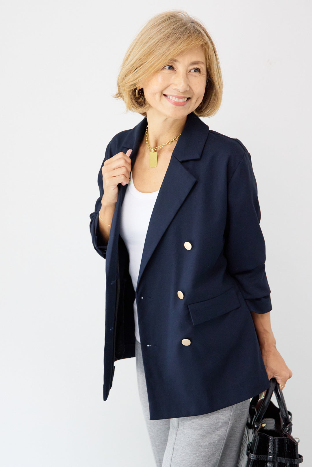 【REIKOコラボ】メタルボタンダブルジャケット