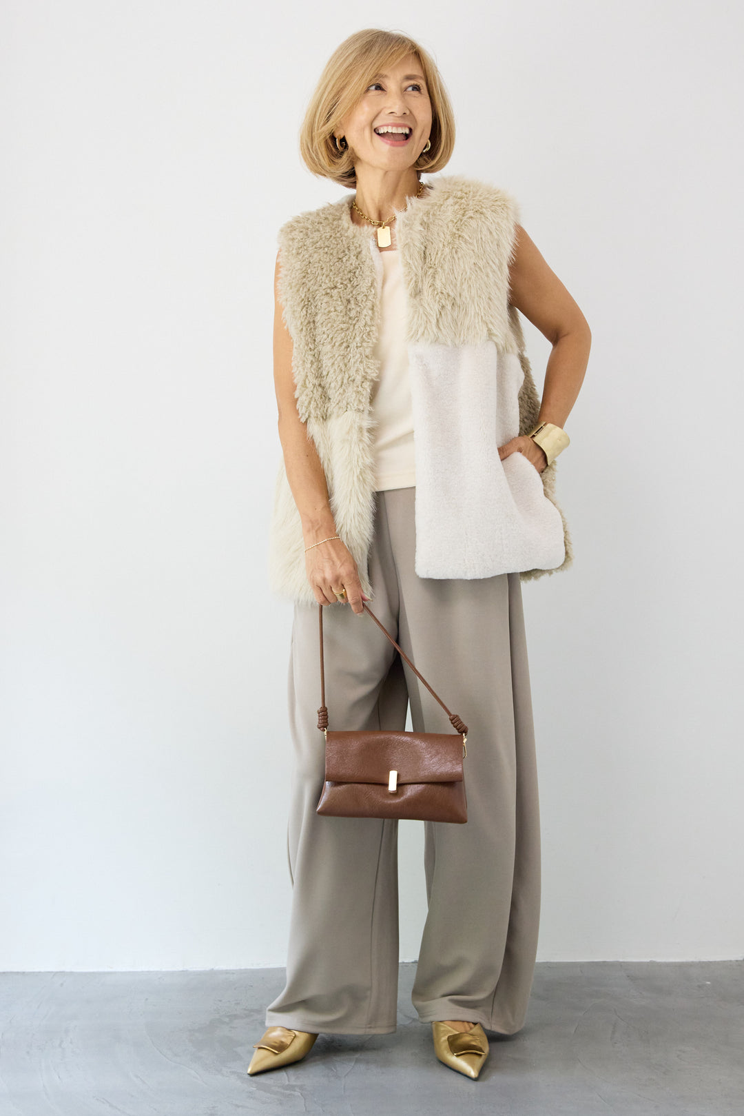 異素材切替ファーベスト