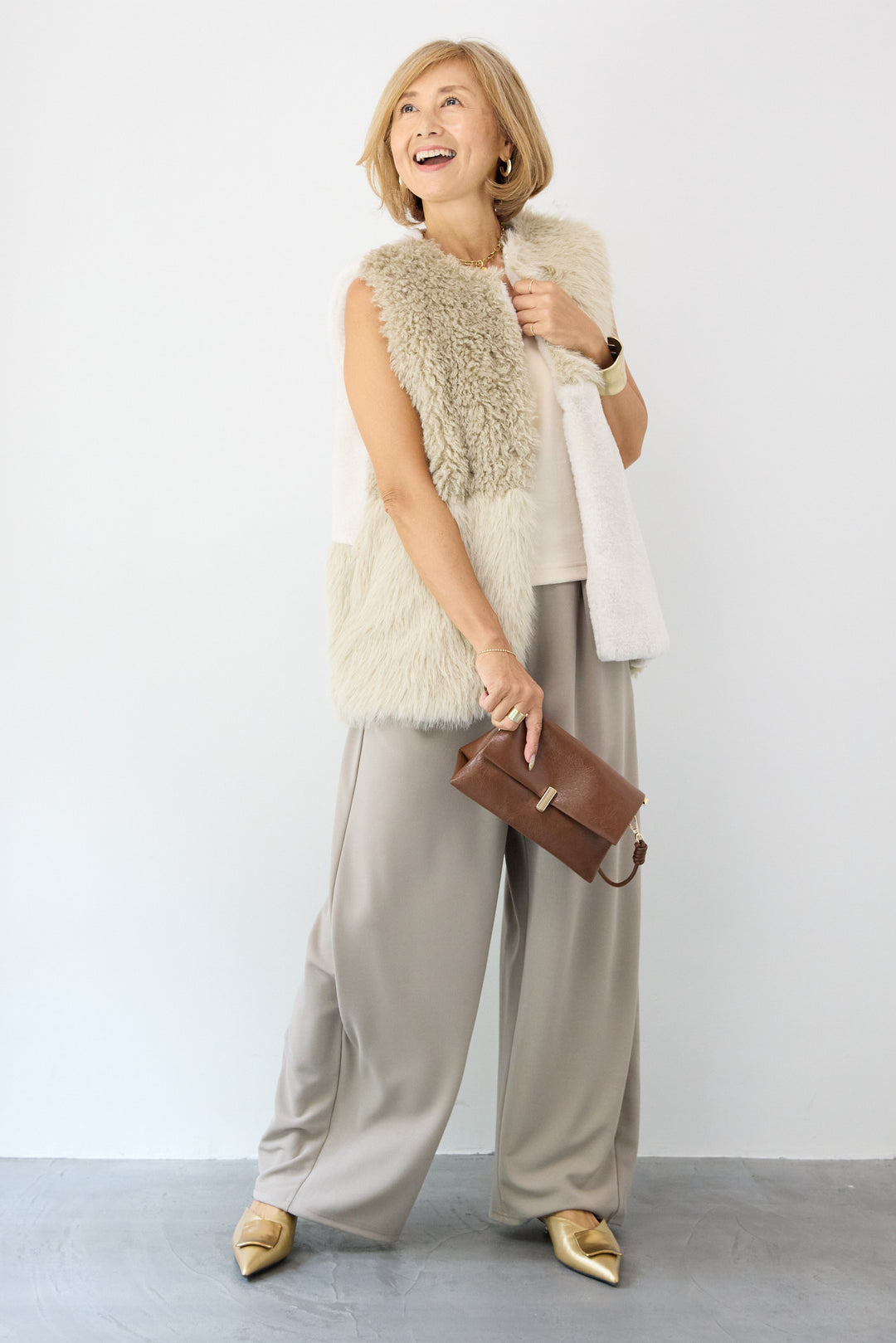 異素材切替ファーベスト