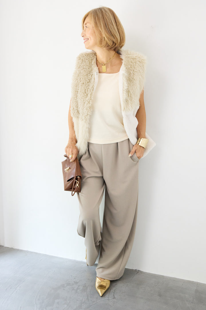 異素材切替ファーベスト