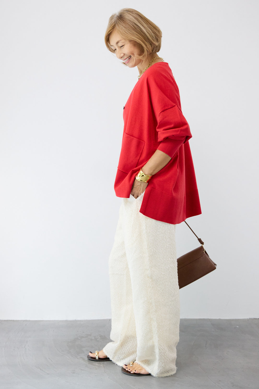 【REIKOコラボ】~防静電気・抗菌・紫外線防止・吸湿発熱~ウォームニットカーディガン