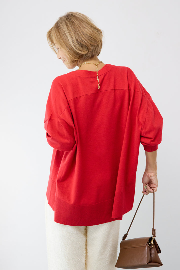 【REIKOコラボ】~防静電気・抗菌・紫外線防止・吸湿発熱~ウォームニットカーディガン