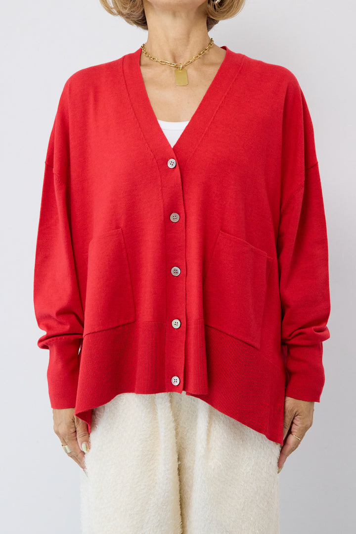 【REIKOコラボ】~防静電気・抗菌・紫外線防止・吸湿発熱~ウォームニットカーディガン