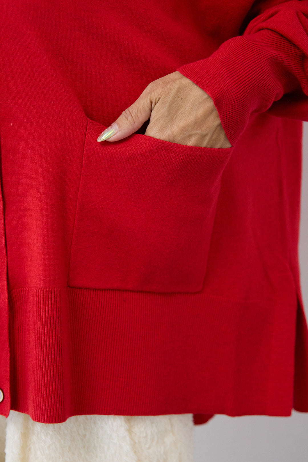 【REIKOコラボ】~防静電気・抗菌・紫外線防止・吸湿発熱~ウォームニットカーディガン