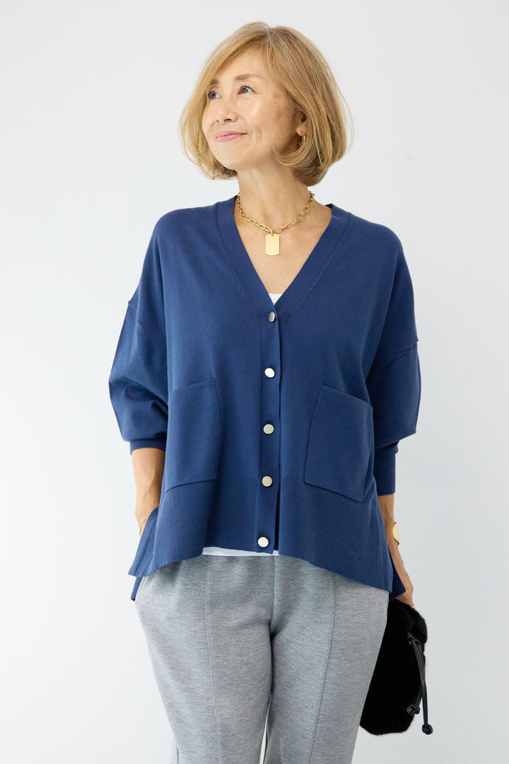 【REIKOコラボ】~防静電気・抗菌・紫外線防止・吸湿発熱~ウォームニットカーディガン