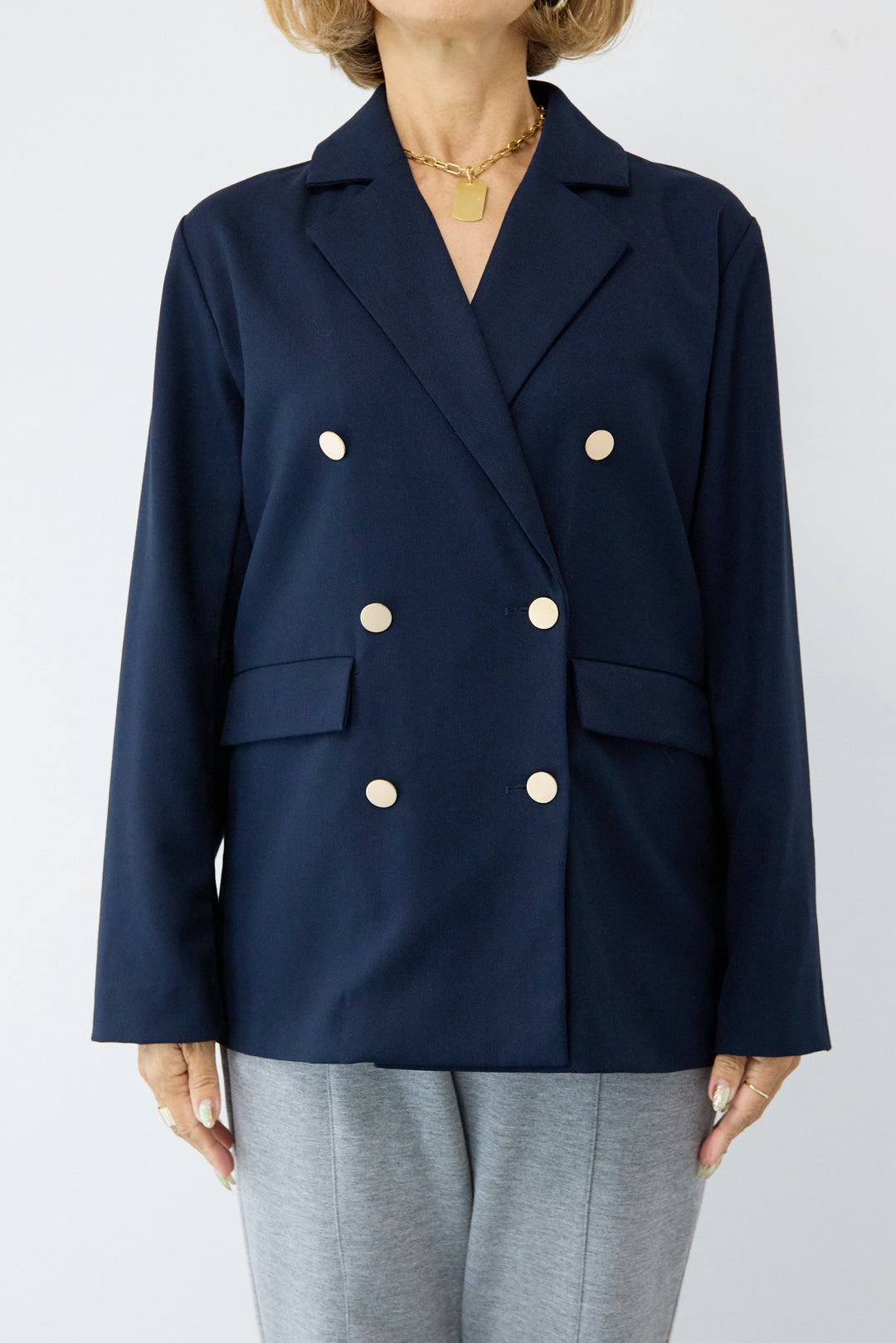 【REIKOコラボ】メタルボタンダブルジャケット