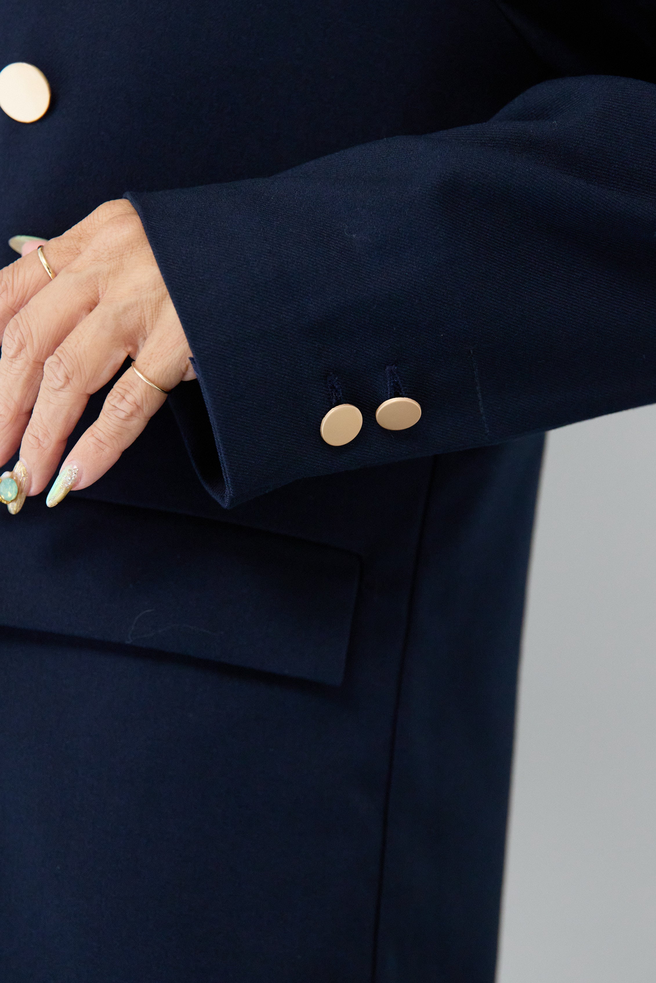 REIKOコラボ】メタルボタンダブルジャケット – plusotoha