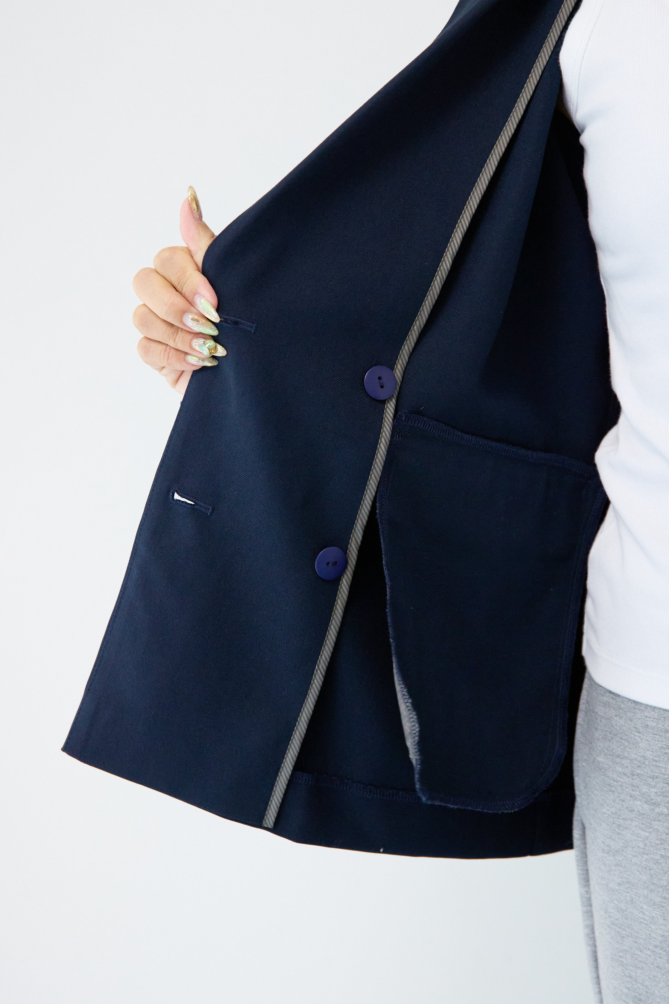 REIKOコラボ】メタルボタンダブルジャケット – plusotoha