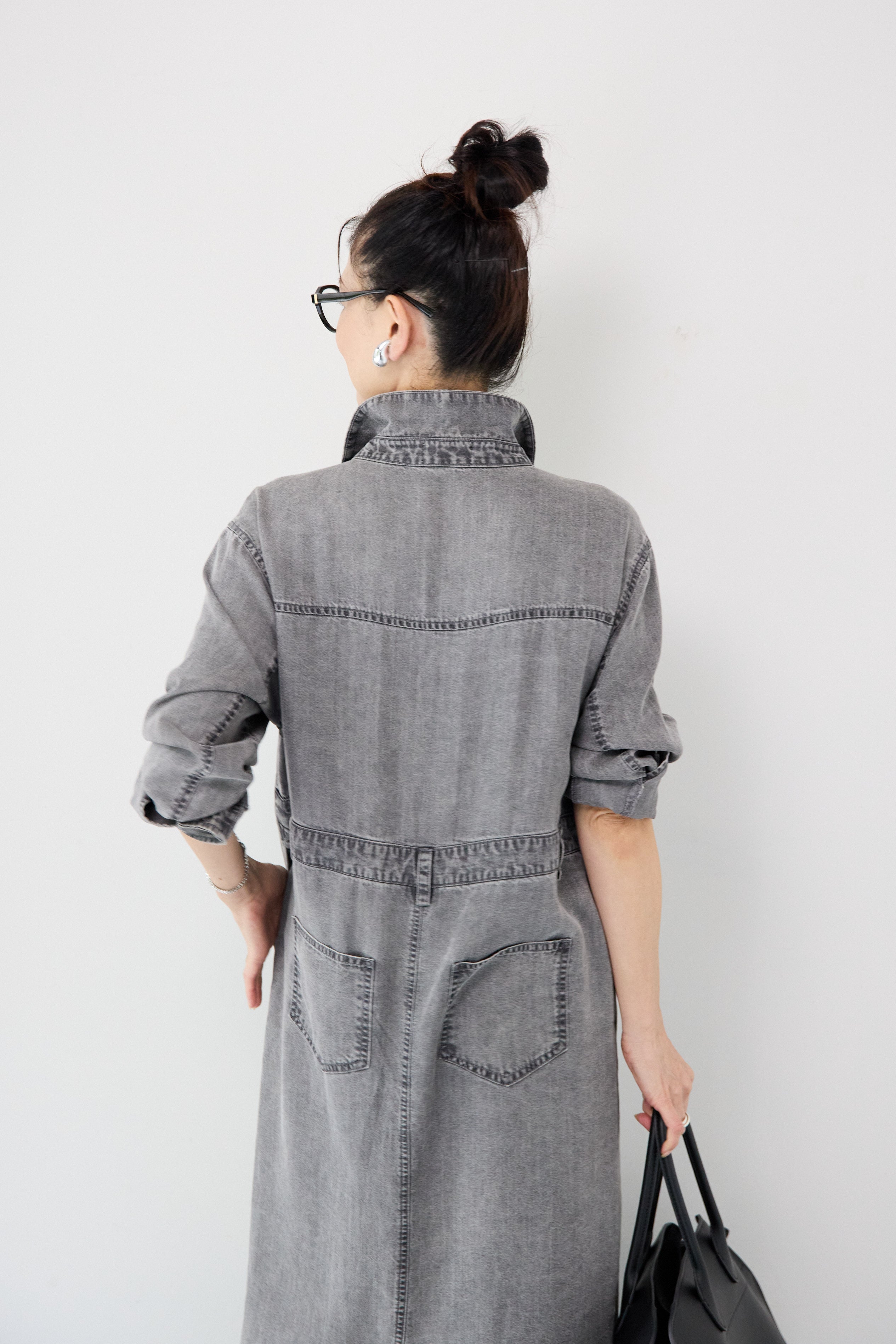 テンセルデニムワンピース – plusotoha