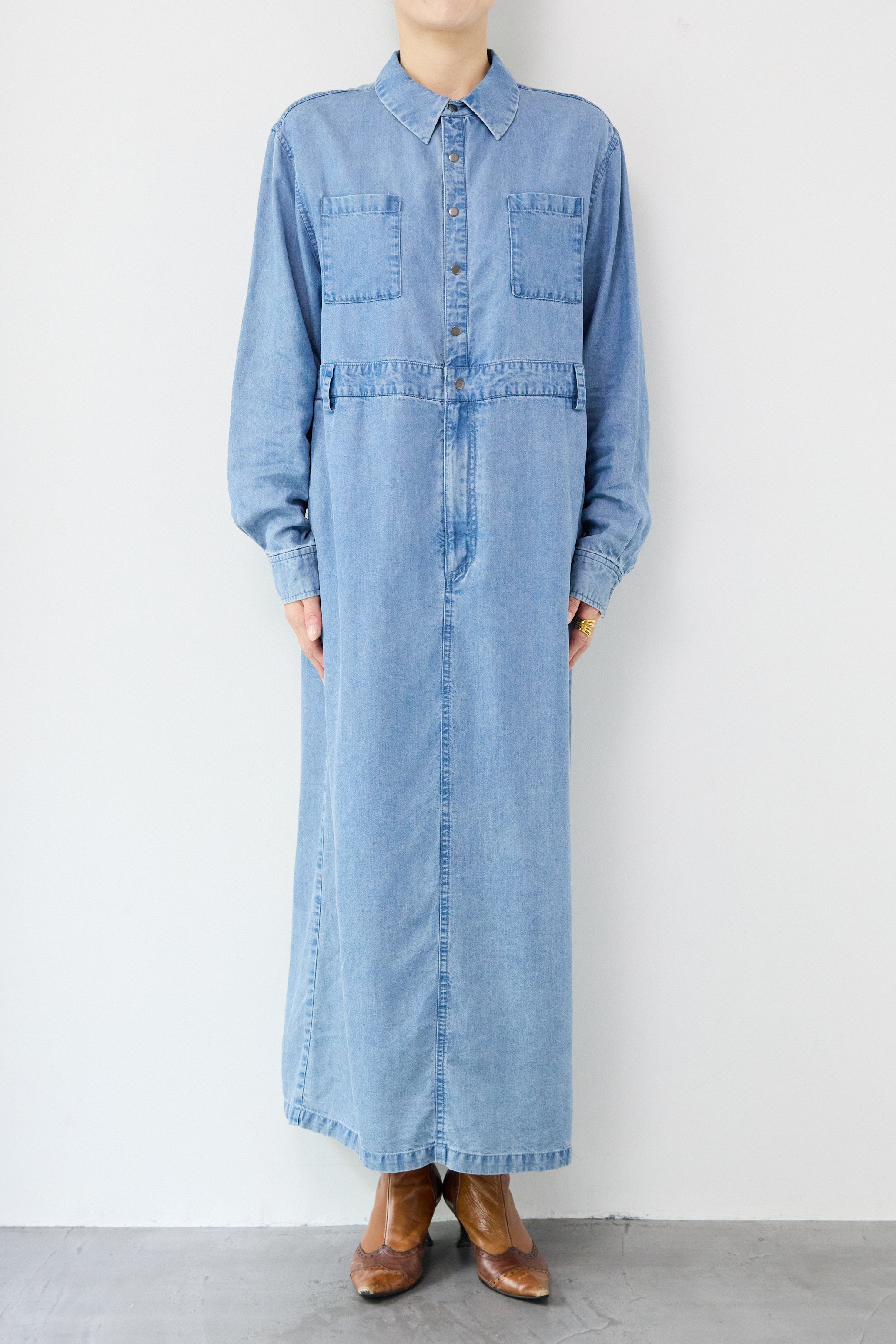 Naptimeデニムワンピース デニムワンピース Aライン ミニワンピ[品番：JSFW0012969]｜JS