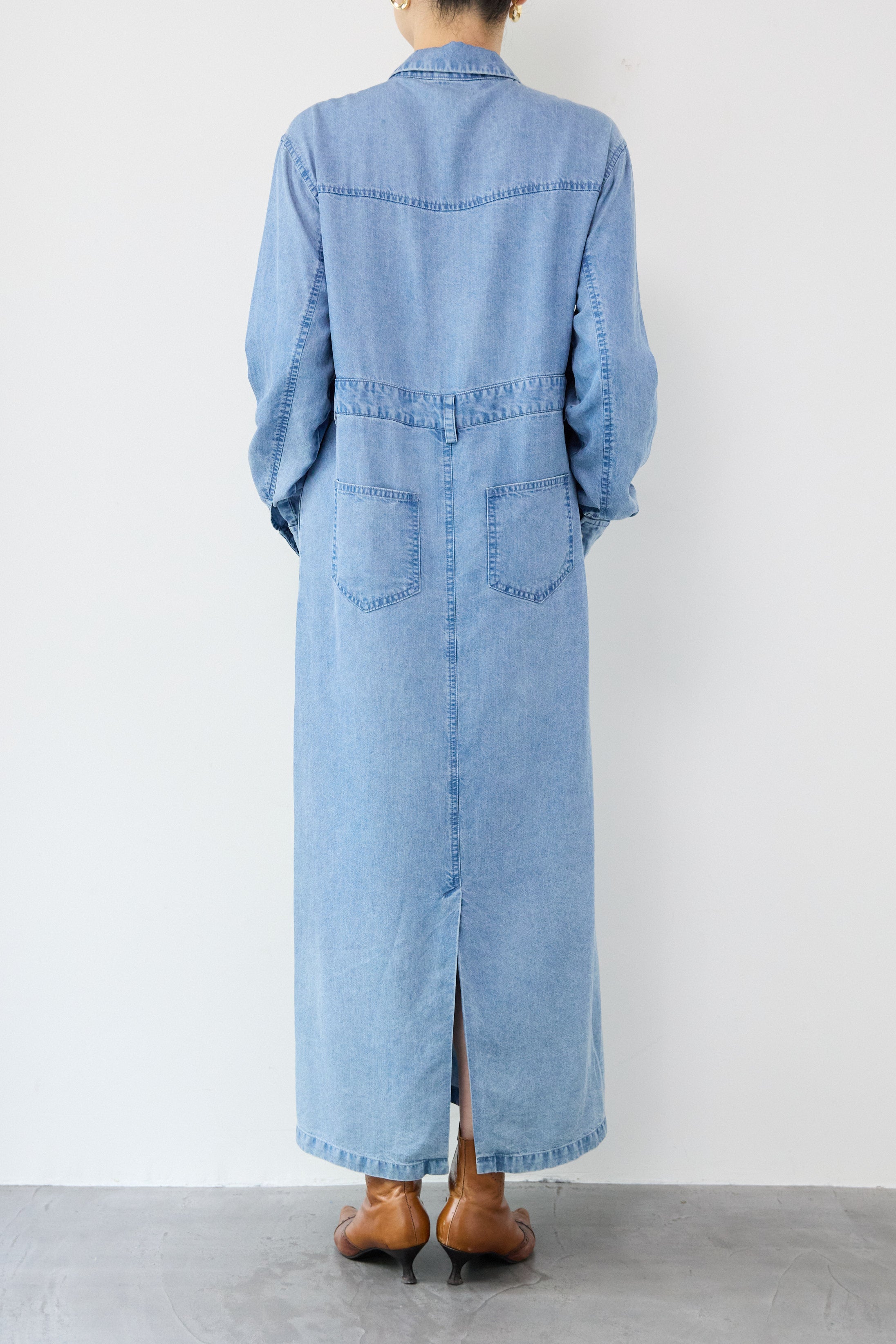 テンセルデニムワンピース – plusotoha