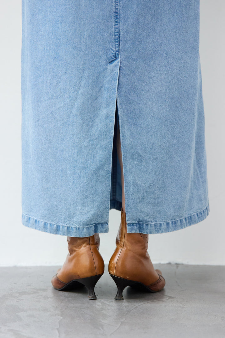 テンセルデニムワンピース