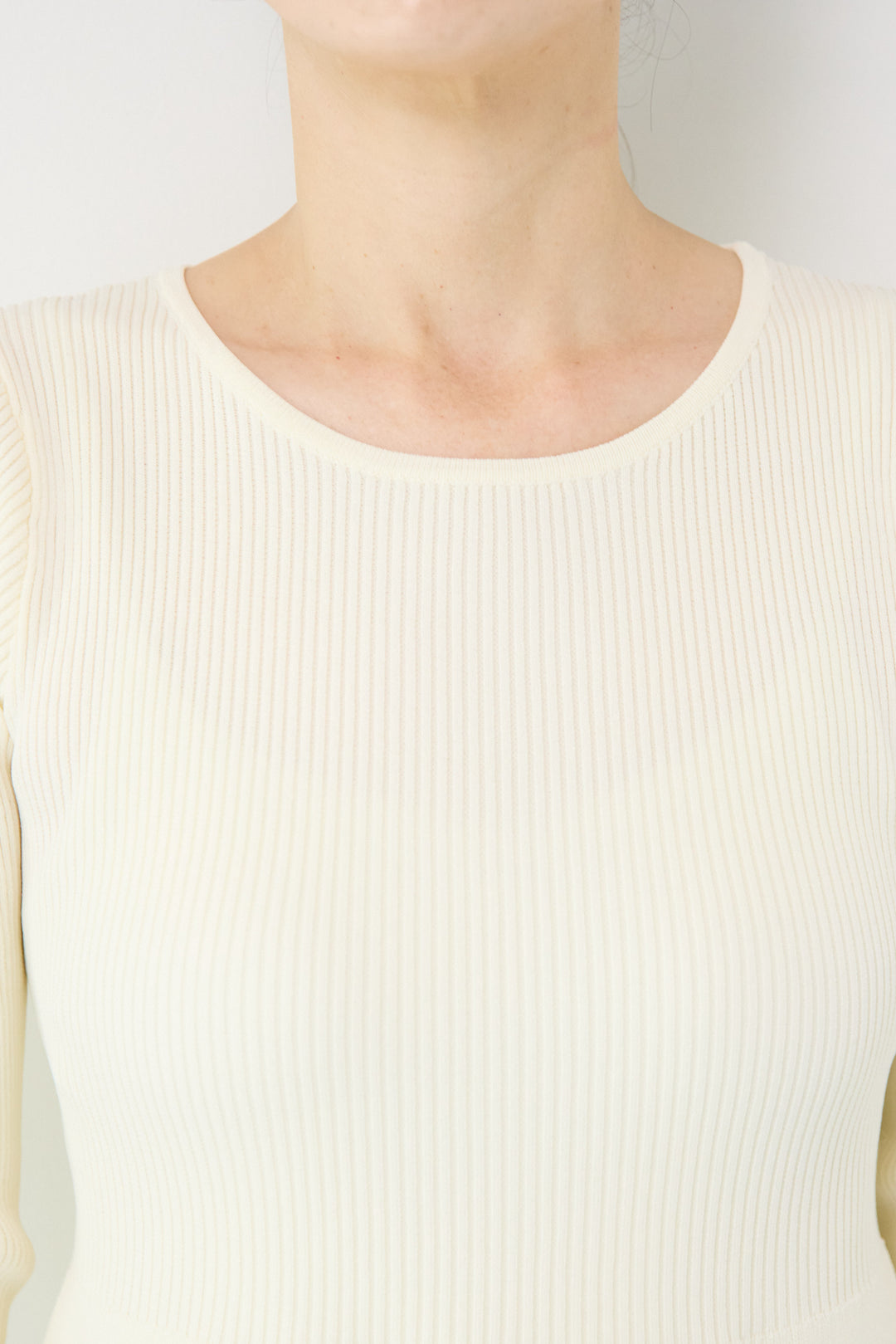 エアリーバイカラーニットワンピース