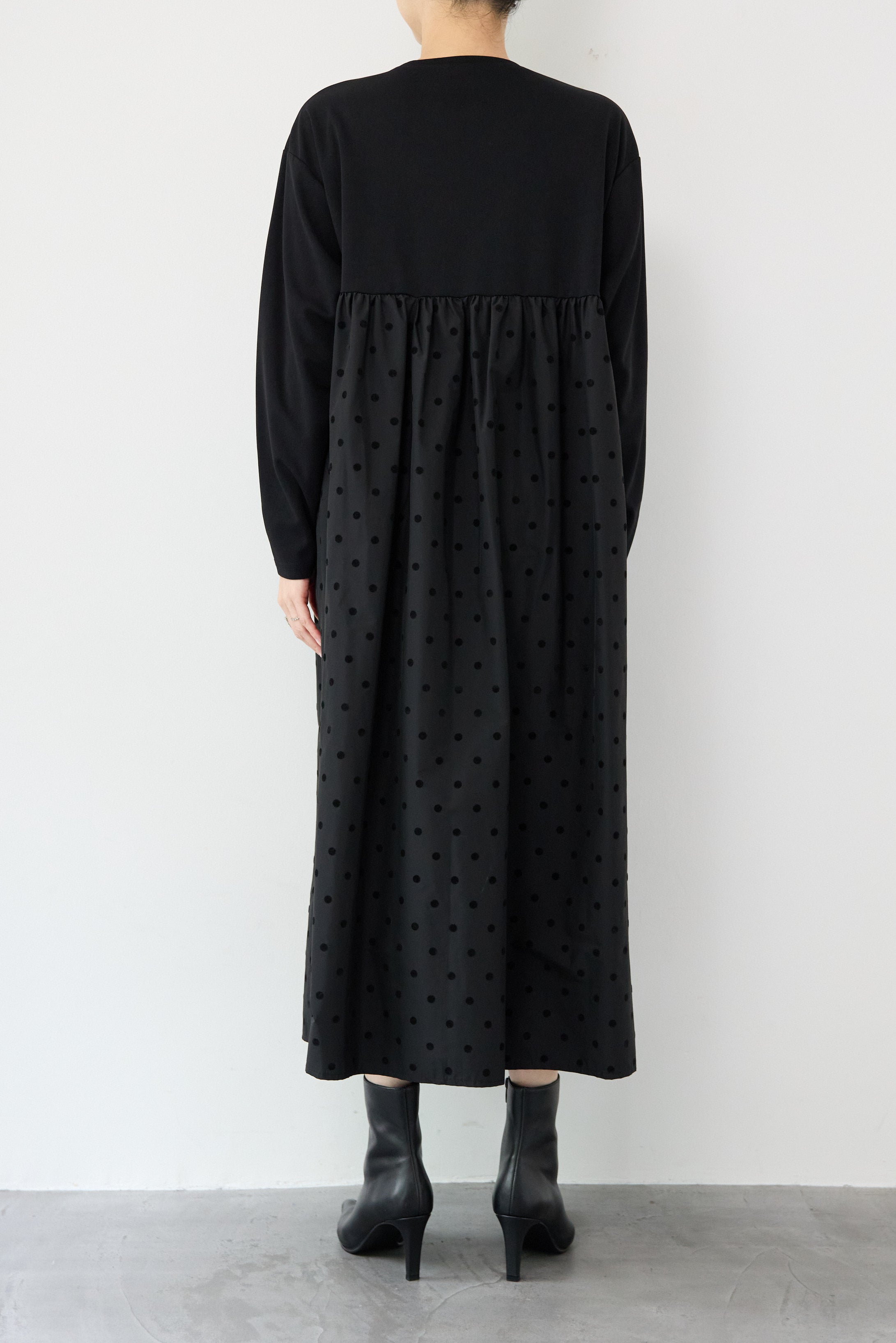 フロッキードット切替ワンピース – plusotoha