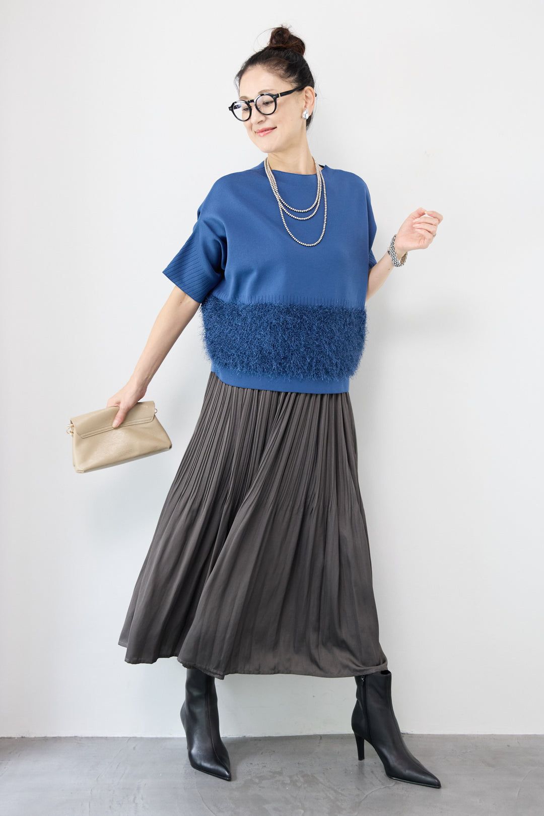 軽量アップスリーブプルオーバー