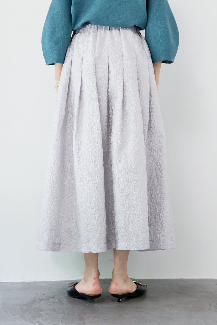 ジャガードタックフレアスカート