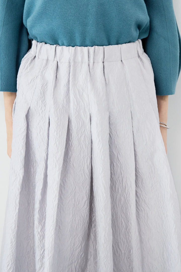 ジャガードタックフレアスカート