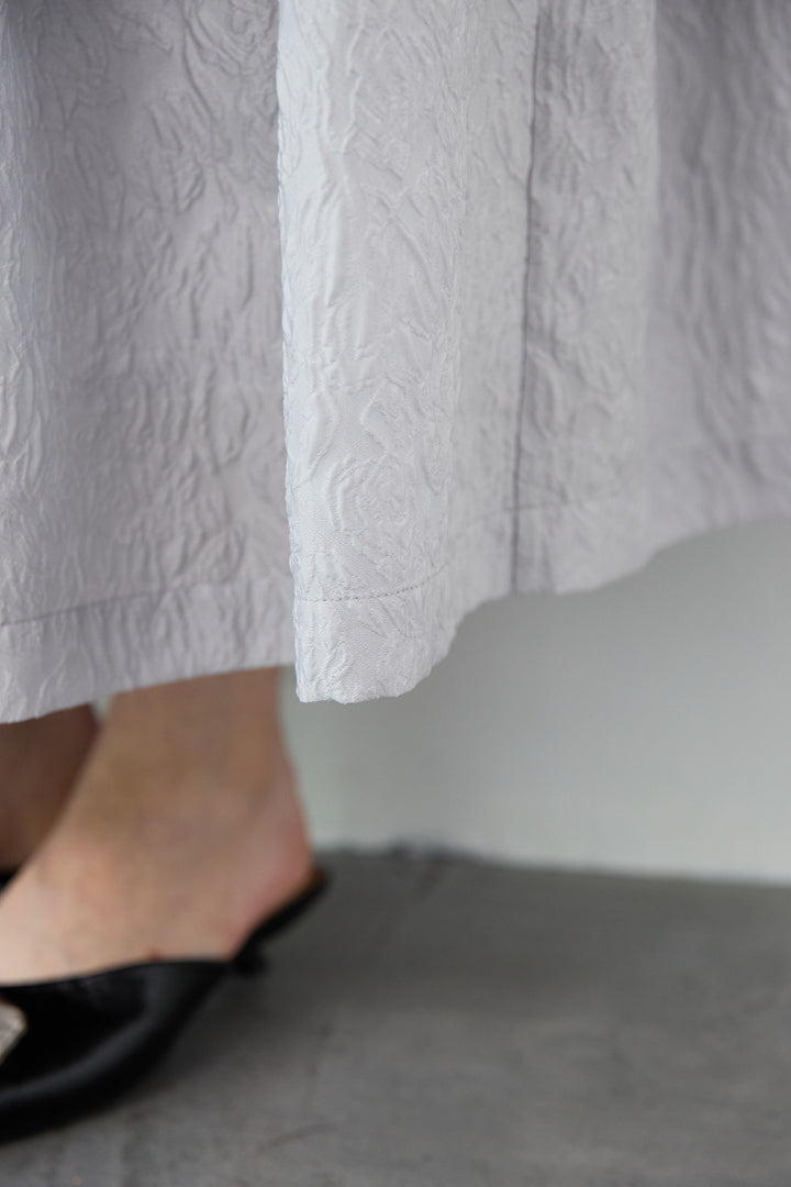 ジャガードタックフレアスカート