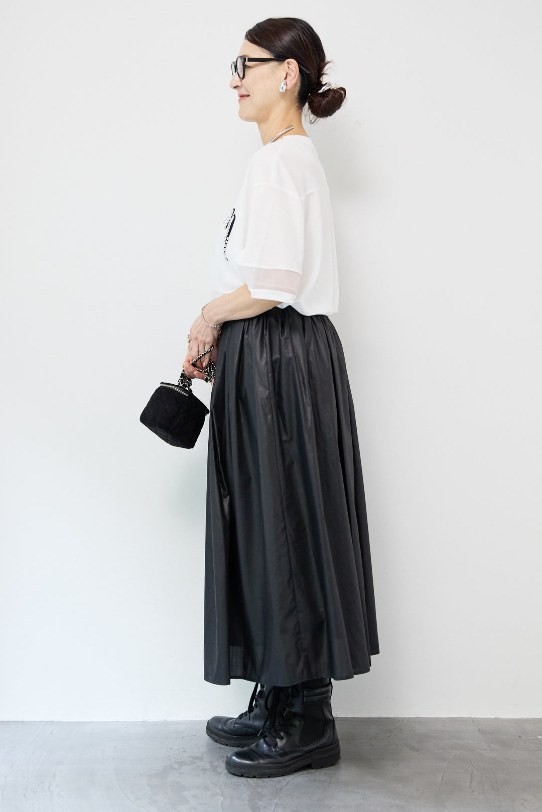 コーティングローンタックスカート