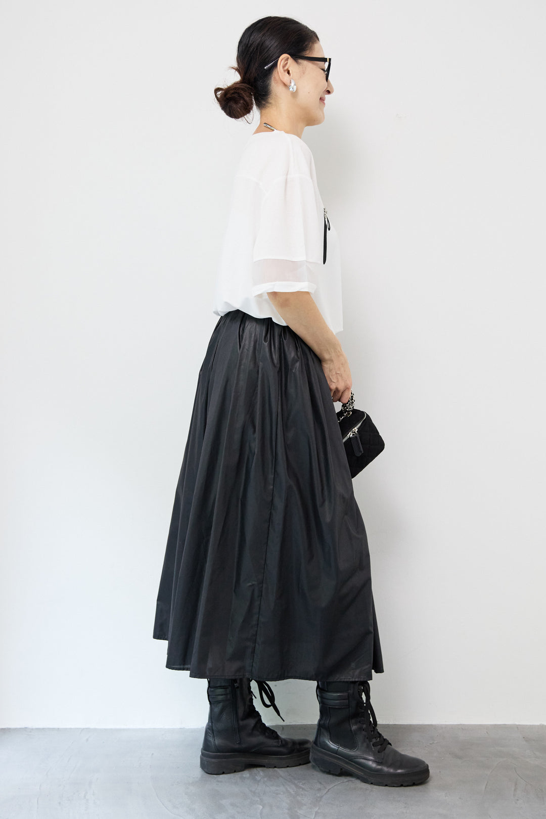 コーティングローンタックスカート