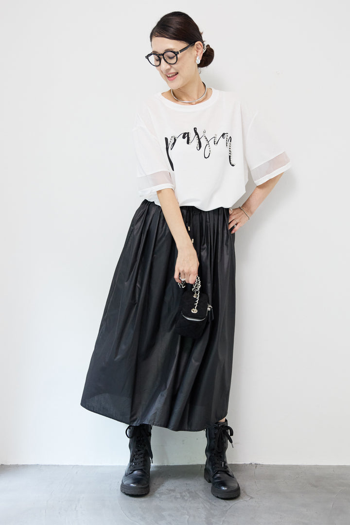 コーティングローンタックスカート