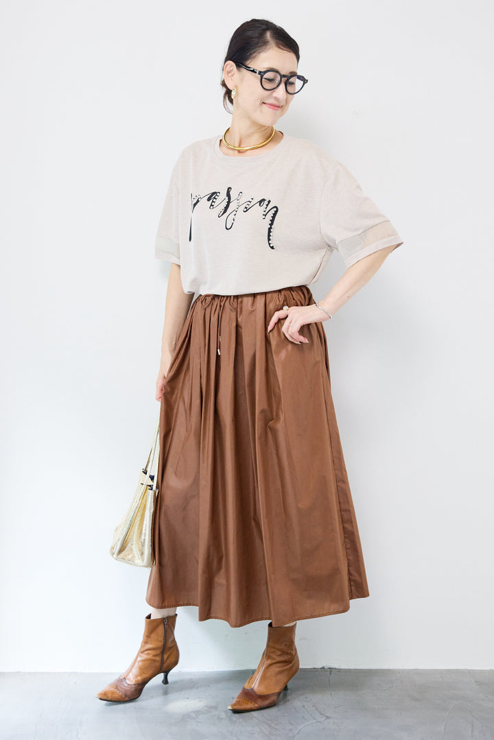 コーティングローンタックスカート