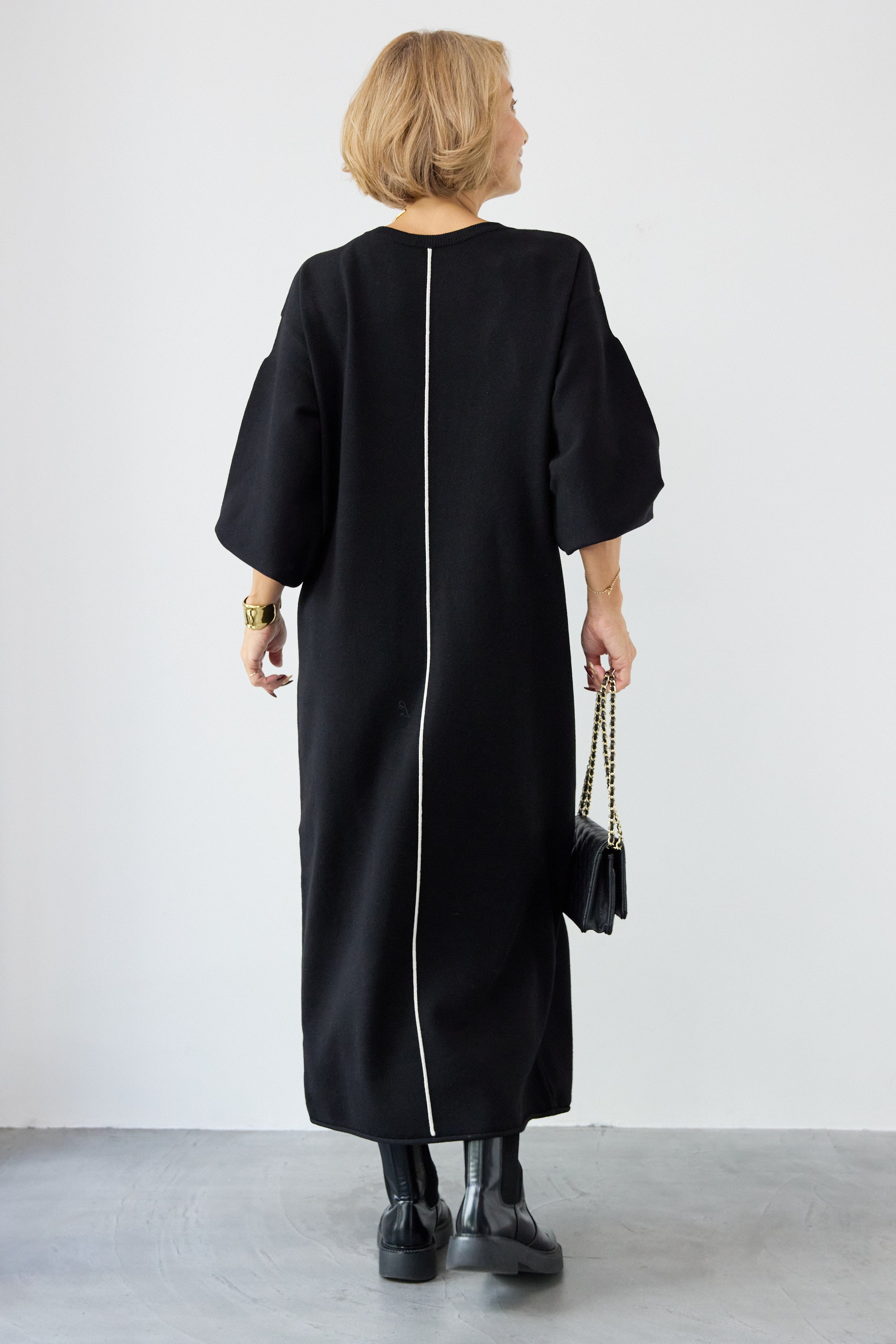 防静電気】前後2WAYやわもちニットワンピース – plusotoha