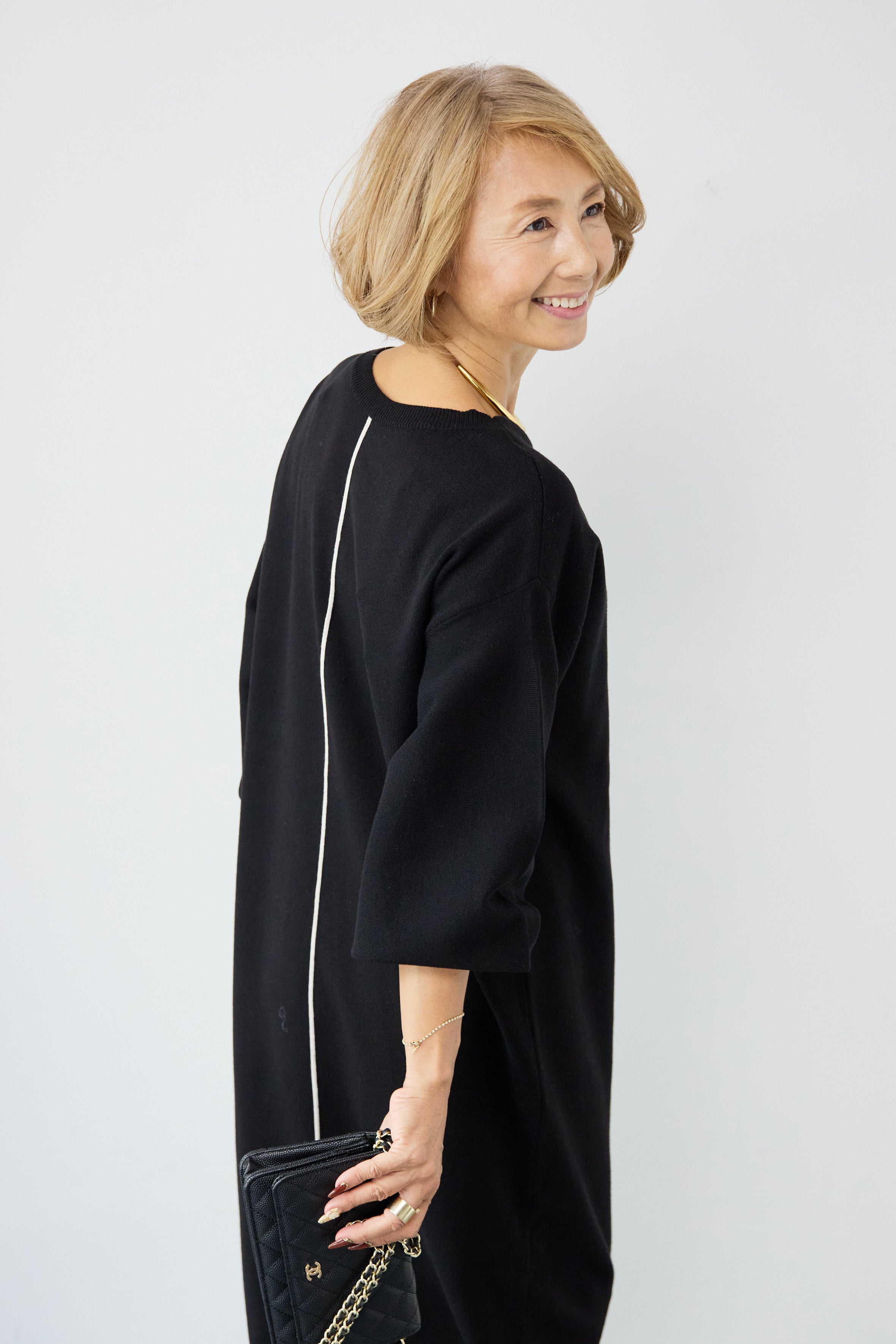 防静電気】前後2WAYやわもちニットワンピース – plusotoha