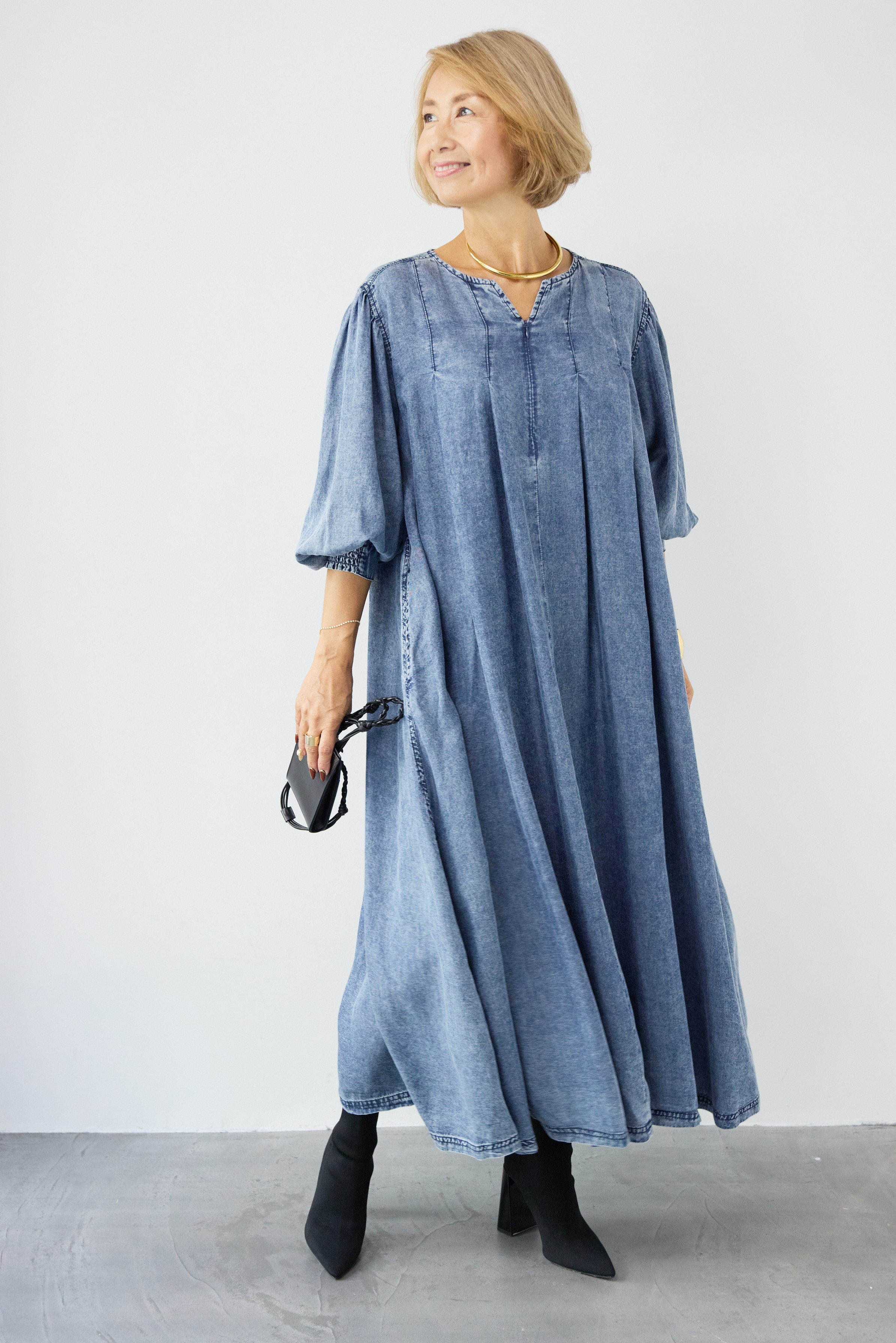 SET]ショートファーベスト+バイオシルクフロントジッピ