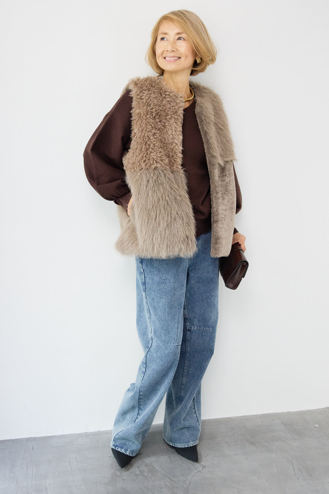 異素材切替ファーベスト